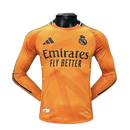 Real Madrid II 24/25 naranja hombre manga larga versión jugador - Real Madrid - 24/25 - Naranja - Hombre - Manga larga - Versión jugador - Fútbol - Equipamiento deportivo - Estilo.