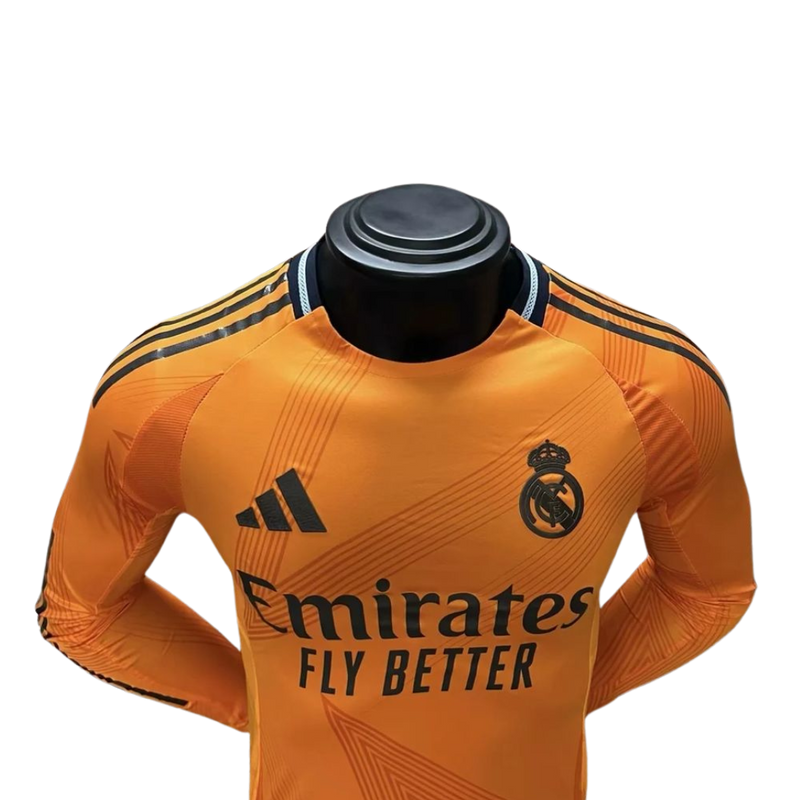 Real Madrid II 24/25 naranja hombre manga larga versión jugador - Real Madrid - 24/25 - Naranja - Hombre - Manga larga - Versión jugador - Fútbol - Equipamiento deportivo - Estilo.