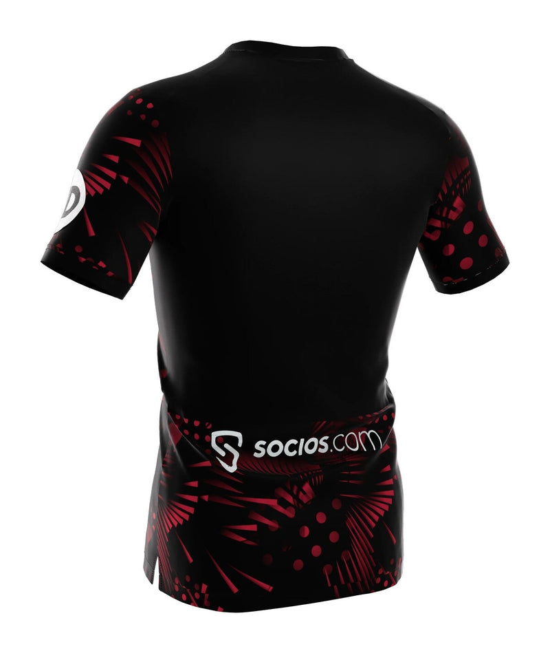 Sevilla FC 2024/2025 - Camiseta alternativa Sevilla FC - La Liga - Diseño audaz - Negro - Rojo - Dorado - Estilo - Contraste - Convencional - Declaración de estilo.