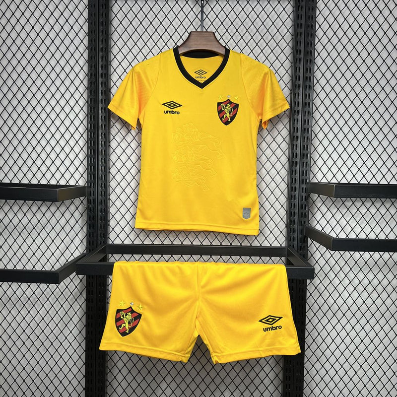 Sport Recife II 24/25 conjunto infantil amarillo - Sport Recife - 24/25 - Conjunto infantil - Amarillo - Fútbol - Equipamiento deportivo - Niños - Estilo.