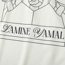 CAMISETA BARCELONA YAMAL BLANCA 24/25 HOMBRE