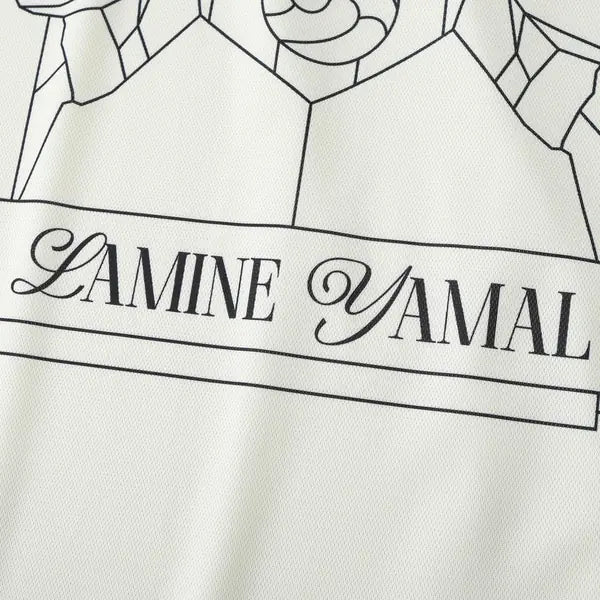 CAMISETA BARCELONA YAMAL BLANCA 24/25 HOMBRE