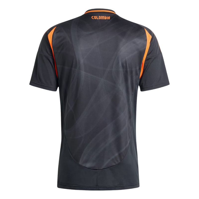Colombia 2024/2025 - Camiseta Colombia - Uniforme alternativo Colombia - Adidas Colombia - Diseño moderno - Negro - Amarillo - Copa América - Eliminatorias Mundial - Cultura colombiana - Escudo nacional - Gola redonda - Tradición - Tecnologías innovadoras - Confort - Rendimiento.