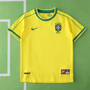 CAMISETA BRASIL I 1998 EQUIPACIÓN PARA NIÑOS (RETRO)