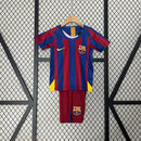 CAMISETA BARCELONA I 05/06 CONJUNTO INFANTIL (RETRO)