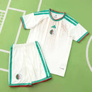 CAMISETA ARGELIA MUNDIAL 2026 BLANCA EQUIPACIÓN PARA NIÑOS